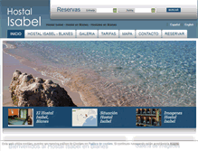 Tablet Screenshot of hostalisabel.es